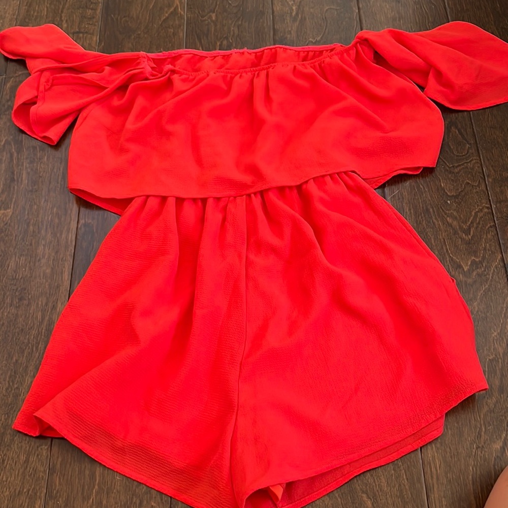 Orange romper